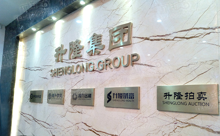 精工拉絲鈦金形象墻 精工拉絲鈦金形象墻