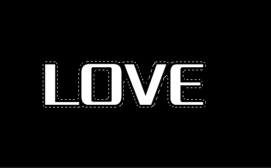 ps 制作發光字步驟