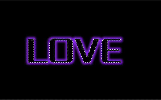 ps 制作發光字步驟