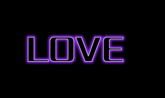 ps 制作發光字步驟